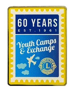 60 Jahre Lions-Jugendaustausch Pin