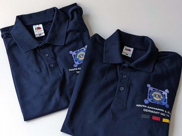 Polo-Shirt (Jugendaustausch) Navy