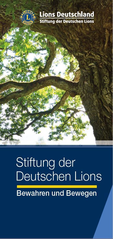 Flyer "Stiftung der Deutschen Lions"